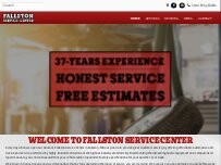 Website Screenshot Fallston Service Center