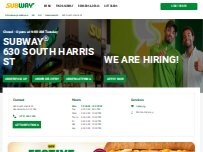 Website Screenshot Subway