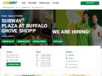 Website Screenshot Subway