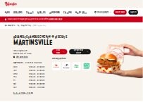 Website Screenshot Bojangles