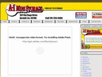 A-1 Mini Storage website screenshot