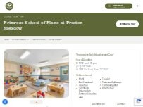Website Screenshot Primrose School of Plano at Preston Meadow