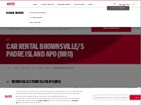 Website Screenshot Avis Car Rental