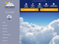 Cal-West Air Conditioning Inc website screenshot