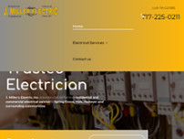 Miller J Electric website screenshot