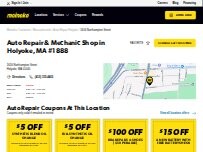 Website Screenshot Meineke Car Care Center