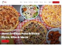 Website Screenshot Garlex Pizza and Ribs