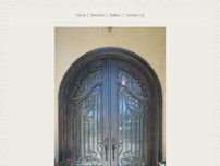 Diamond Custom Iron Doors website screenshot