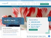 Website Screenshot MaidPro Naples