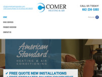 Screenshot for https://www.comerheatingandair.com/