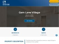 Website Screenshot Gem Lane Village