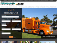 Olympian Worldwide Moving & Storage website screenshot
