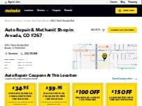 Website Screenshot Meineke Car Care Center