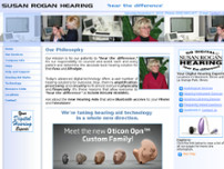 Susan Rogan Hearing website screenshot