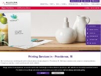 Website Screenshot Allegra Marketing Print Mail