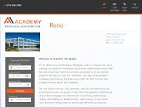 Academy Mortgage Corporation website screenshot