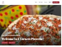 Website Screenshot 4 Corners Pizzeria