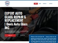 Website Screenshot Davis Auto Glass INC