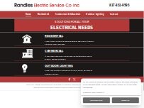Website Screenshot Randles Electric Service Co Inc