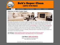 Bob's Super Clean website screenshot