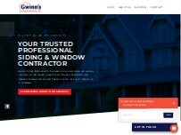 Website Screenshot Gwinn's Siding & Window Co No 2 Inc