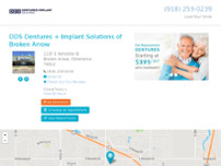 Dentures & Dental Services website screenshot