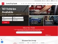 Website Screenshot Sunny King Toyota