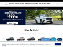Website Screenshot Volvo Cars Orange County