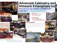 Advanced Cabinetry and Millwork Enterprises Inc. website screenshot