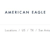 Website Screenshot American Eagle & Aerie