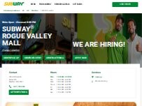 Website Screenshot Subway