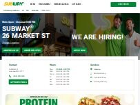 Website Screenshot Subway
