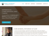 Lori A. Jenkins Attorneys At Law, LLC. website screenshot