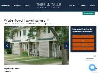 Website Screenshot Waterford Townhomes