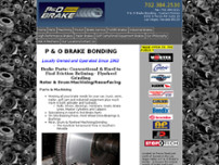 P & O BRAKE website screenshot