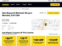 Website Screenshot Meineke Car Care Center