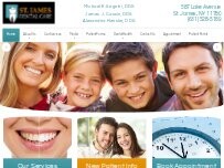 Website Screenshot St. James Dental Care