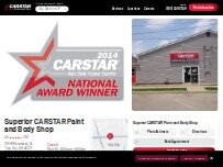 Website Screenshot Superior CARSTAR Paint and Body
