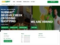 Website Screenshot Subway