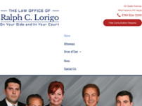 Lorigo Ralph C Law Office Of website screenshot