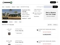 Website Screenshot Esplanade Mini Storage