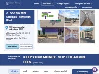 Website Screenshot A-AAAKey Mini Storage - Semoran Blvd