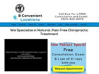 Total Health Chiropractic website screenshot