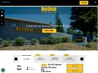 Website Screenshot BuxBear Storage Santa Rosa