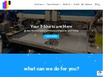 Website Screenshot Hemlock Ink Screen Printing, Embroidery and Promotional Products