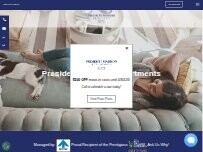 Website Screenshot President Madison Apartments