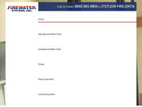 Firewater Systems Inc website screenshot