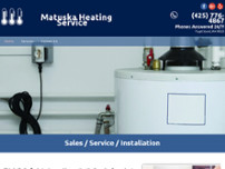 Matuska Heating Service website screenshot