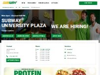 Website Screenshot Subway
