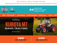 Star Equipment website screenshot